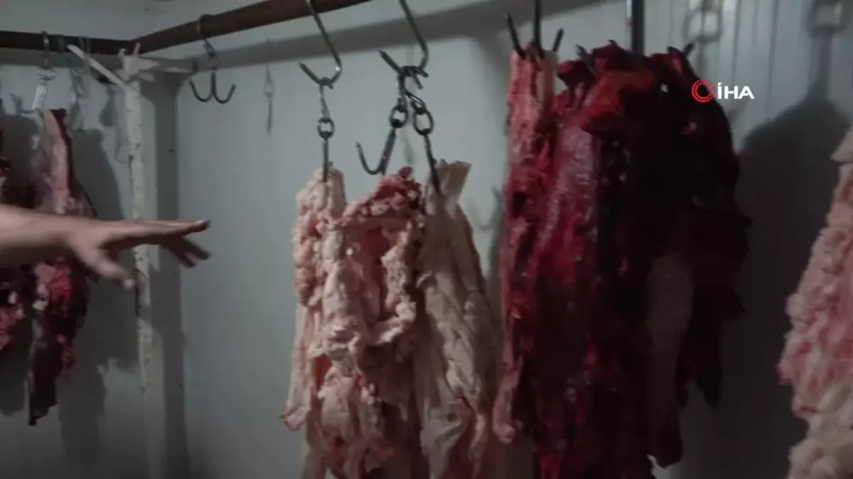 Adıyaman\'da ele geçirilen kaçak etler imha edildi