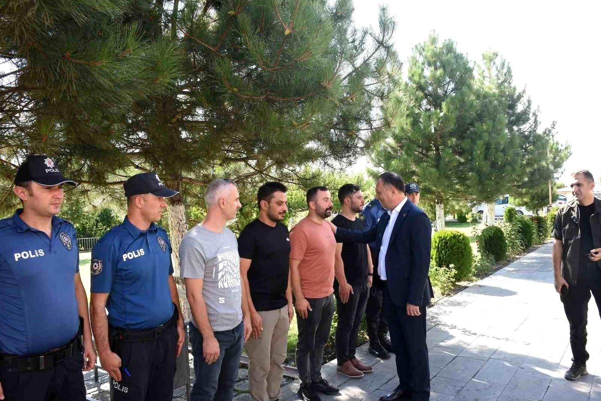 Erzincan Emniyet Müdürü Denetim Gerçekleştirdi