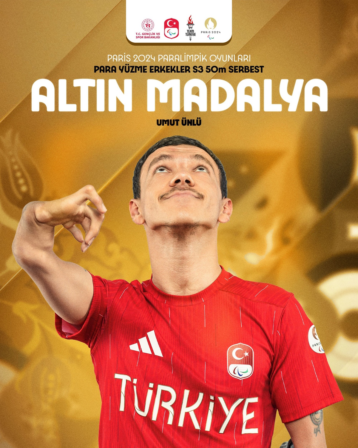 Umut Ünlü Altın Madalya Kazandı