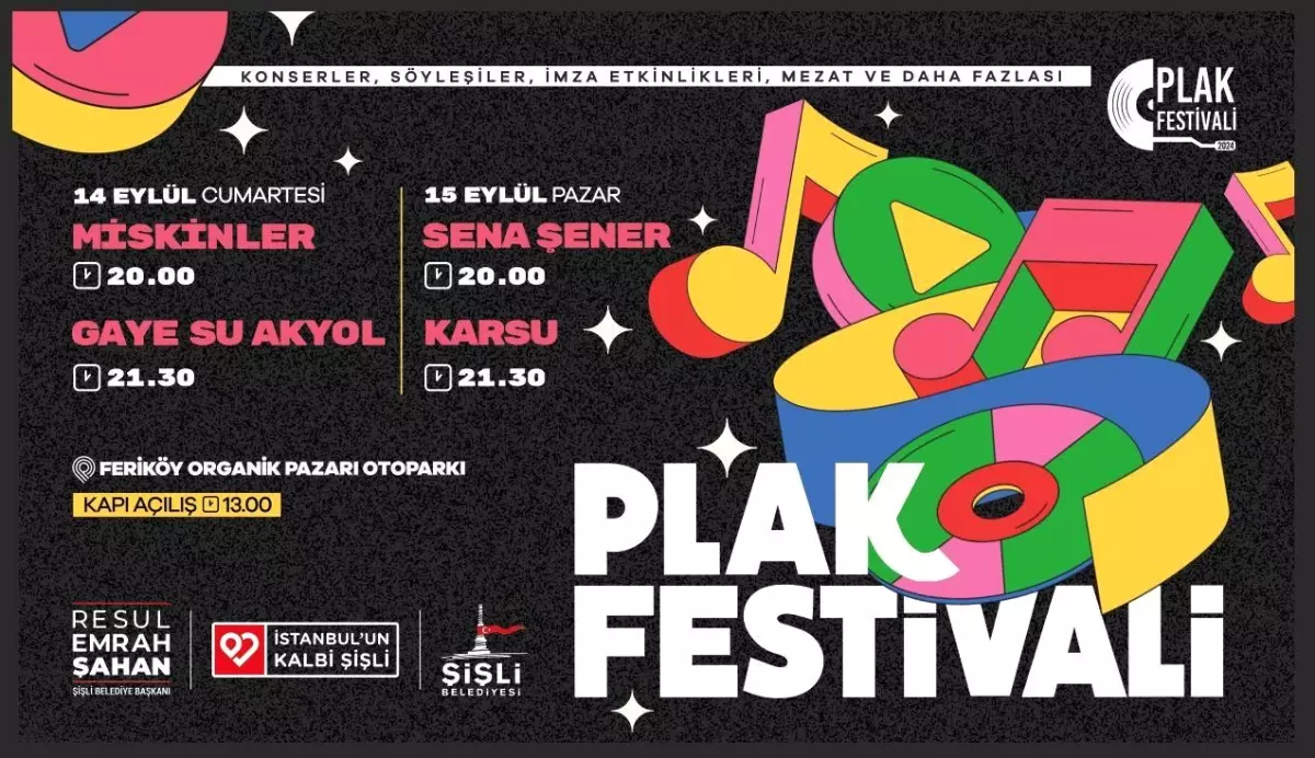 Şişli Plak Festivali Müzikseverleri Buluşturuyor