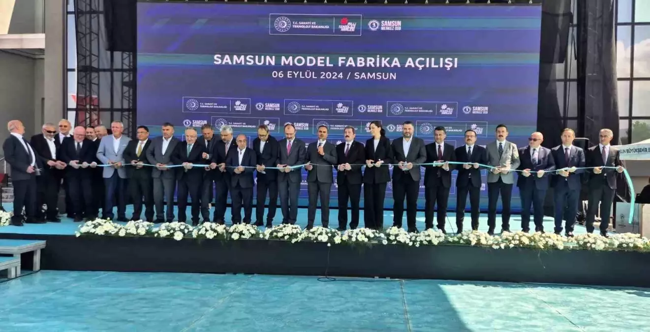 Samsun\'da Türkiye\'nin 10. Model Fabrikası Açıldı