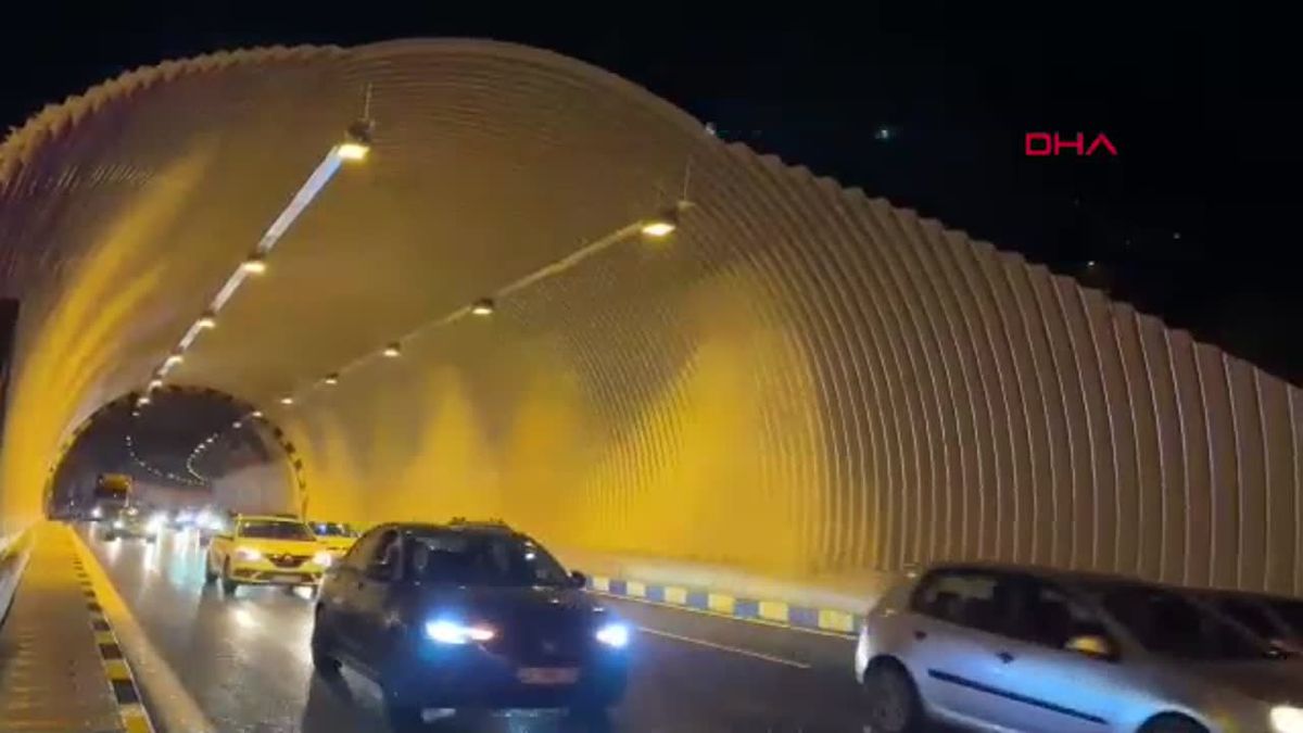 Bolu Dağı Tüneli Yeniden Hizmette
