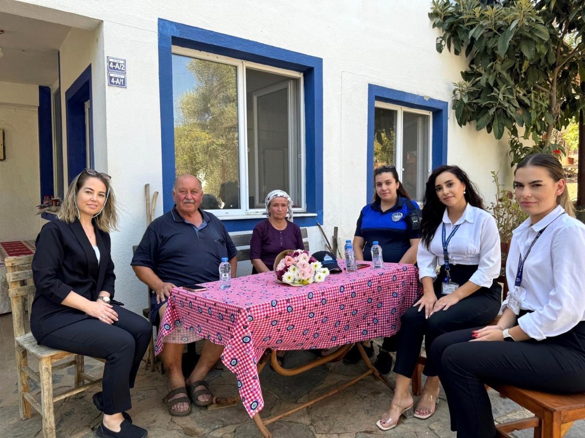 Zabıta Haftası kapsamında vefat eden zabıta personellerinin aileleri ziyaret edildi