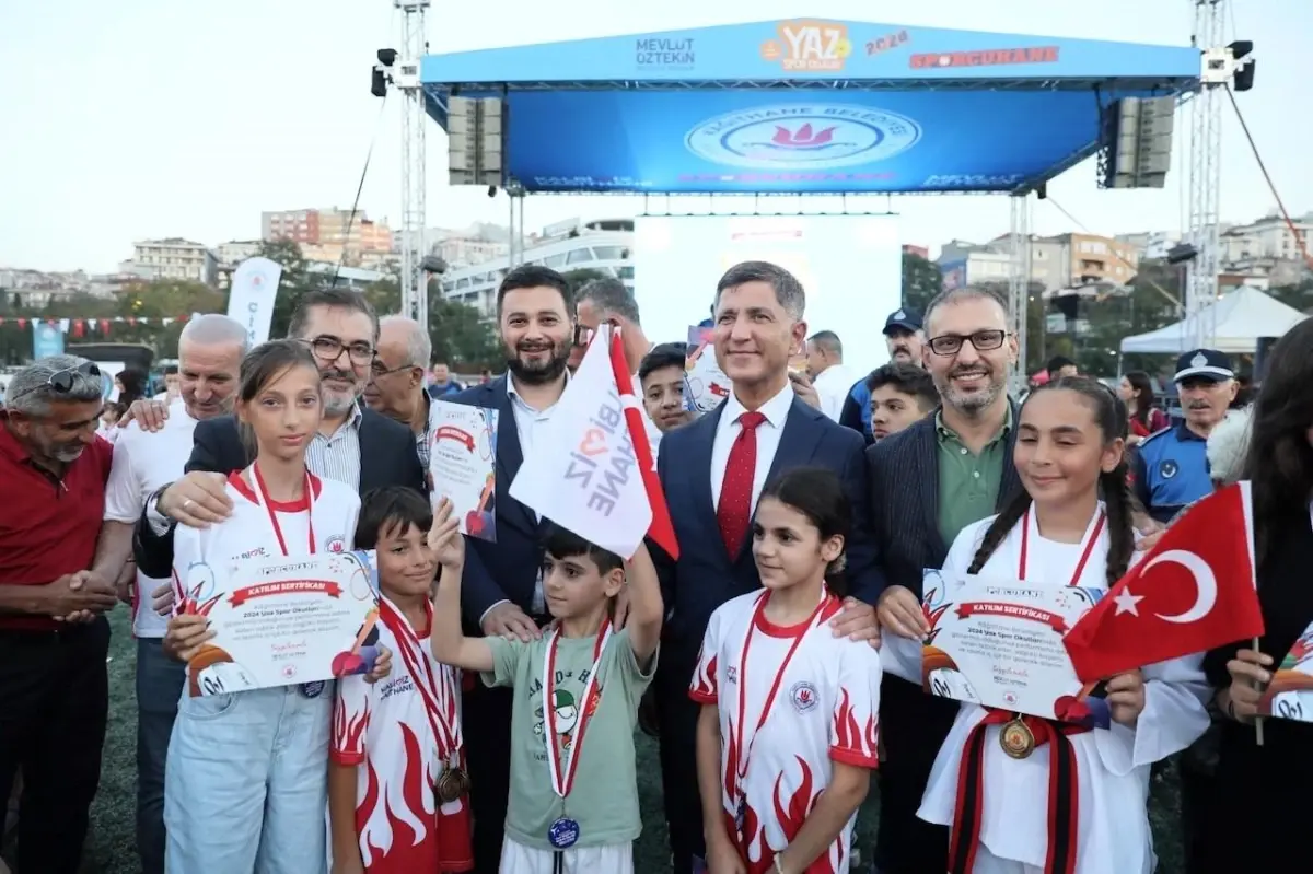 Kağıthane Belediyesi Yaz Spor Okulları Kapanış Töreni