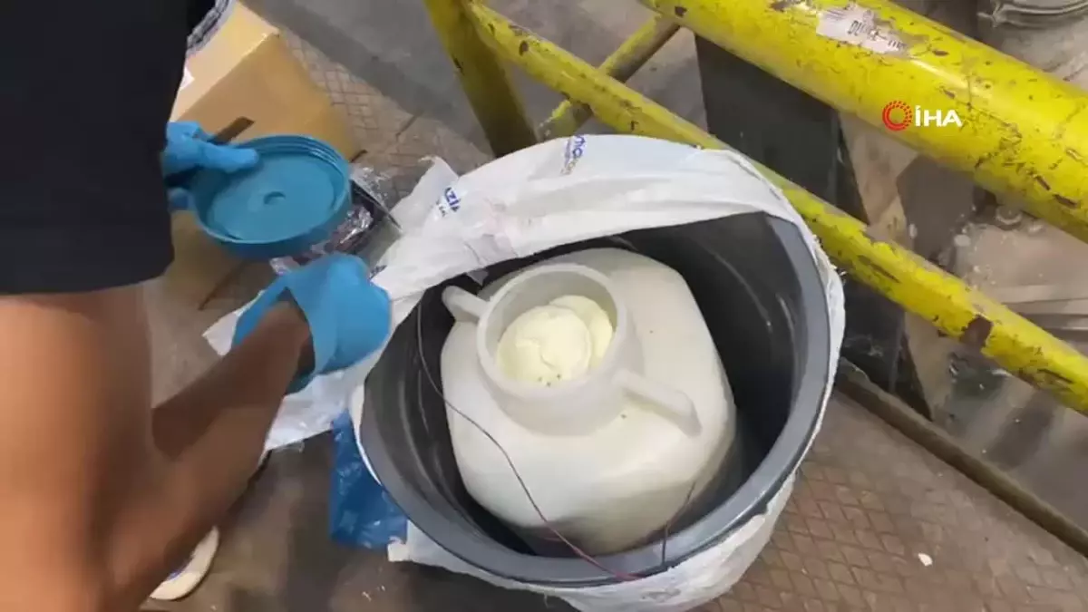 Peynir Bidonunda Uyuşturucu Yakalandı