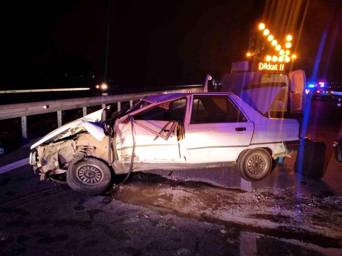 Denizli Otoyolunda Kaza: 5 Yaralı