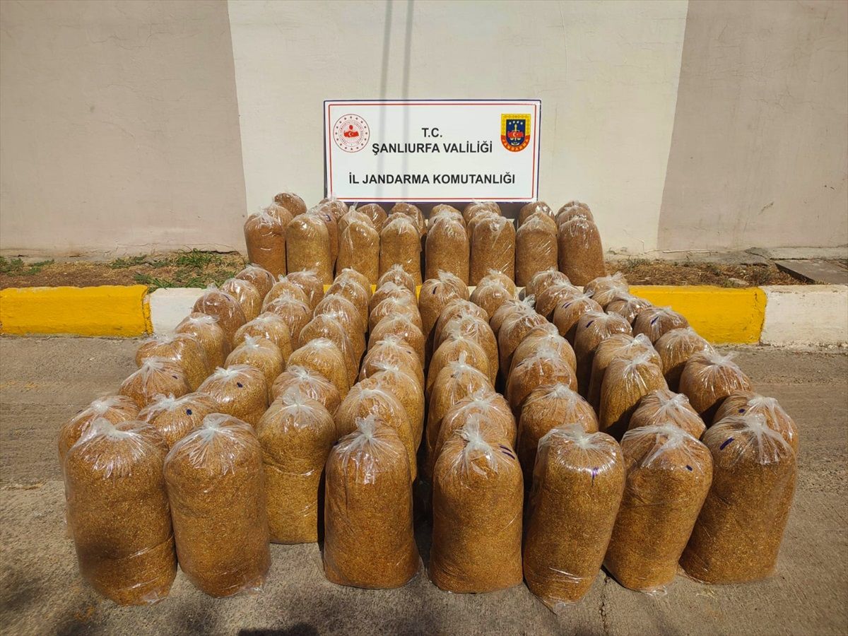 Siverek\'te 435 Kilogram Kaçak Tütün Ele Geçirildi