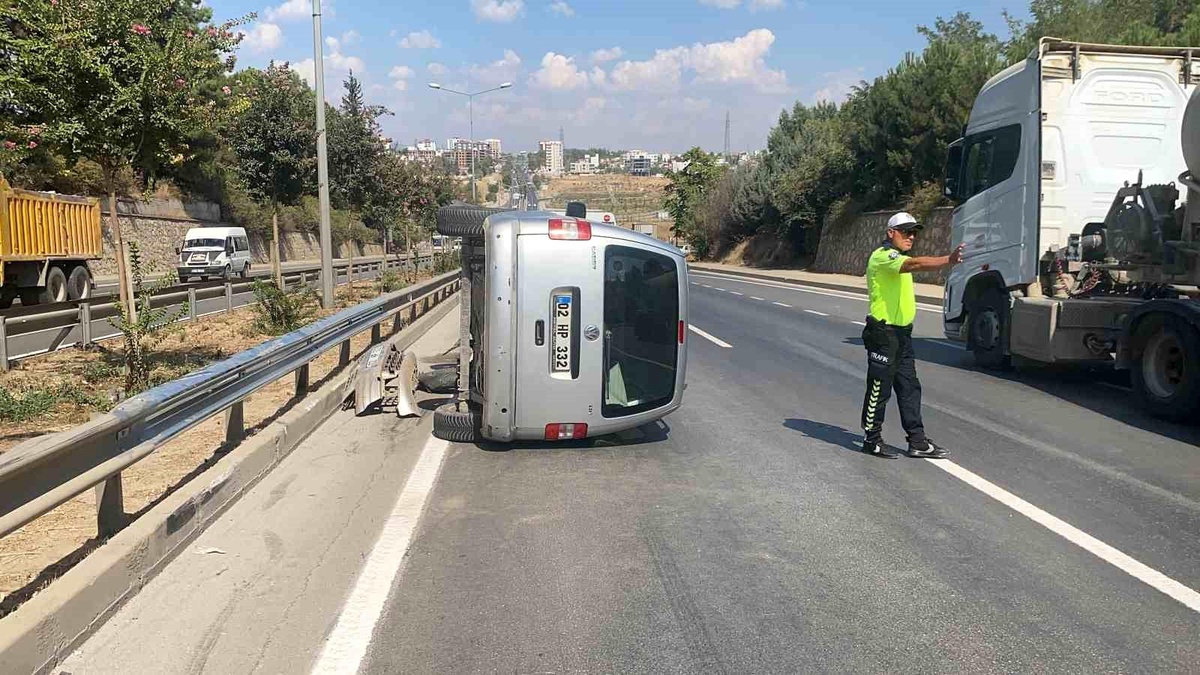 Adıyaman\'da Trafik Kazası: 1 Yaralı