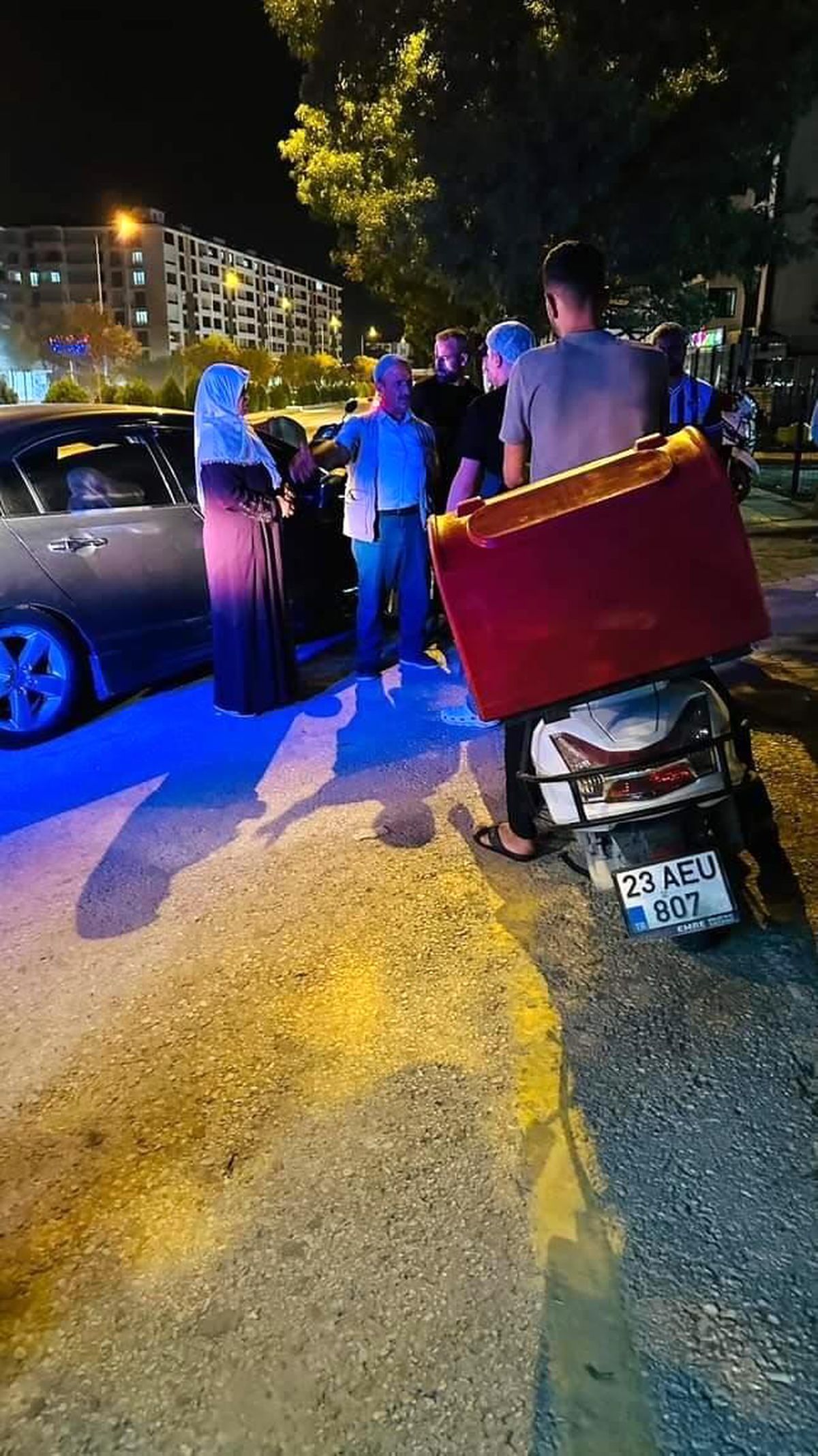 Elazığ\'da Otomobil-Motosiklet Kazası