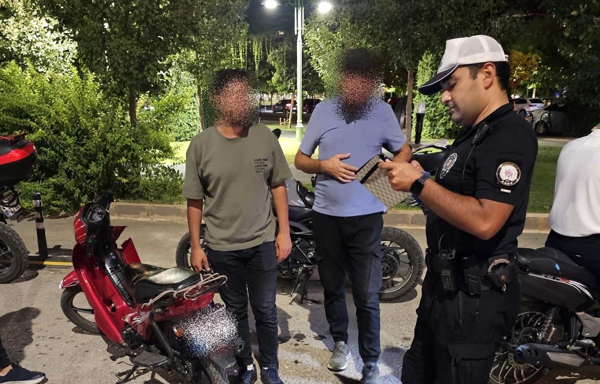 Gaziantep\'te 128 Motosiklet Sürücüsüne Ceza