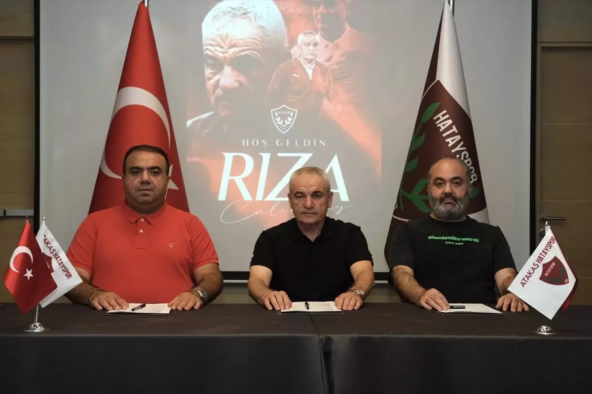 Rıza Çalımbay Hatayspor\'un Yeni Teknik Direktörü