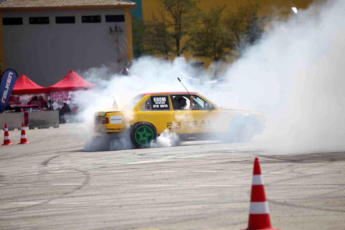Konya\'da İlk Slalom ve Drift Yarışı