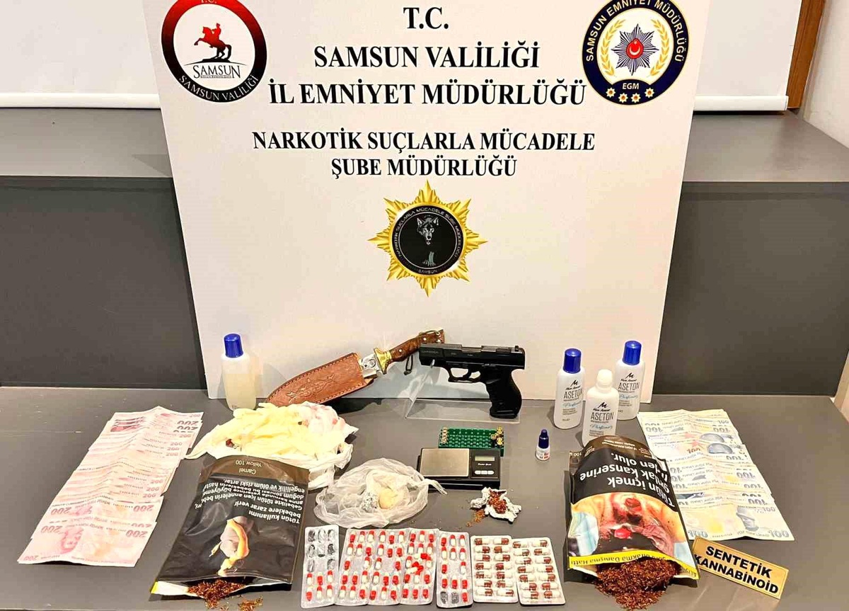 Samsun\'da Uyuşturucu Uygulaması: 7 Kişi Yakalandı