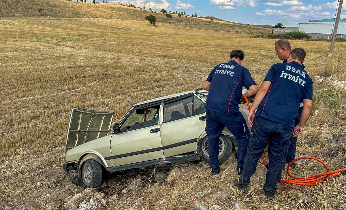 Uşak\'ta Feci Kaza: 1 Ölü, 3 Yaralı