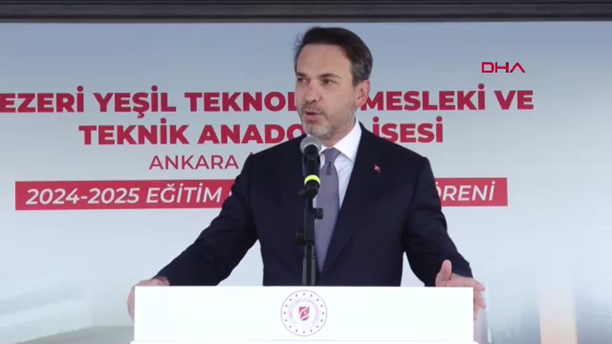 Bakan Bayraktar Cezeri Lisesi Açılışını Yaptı