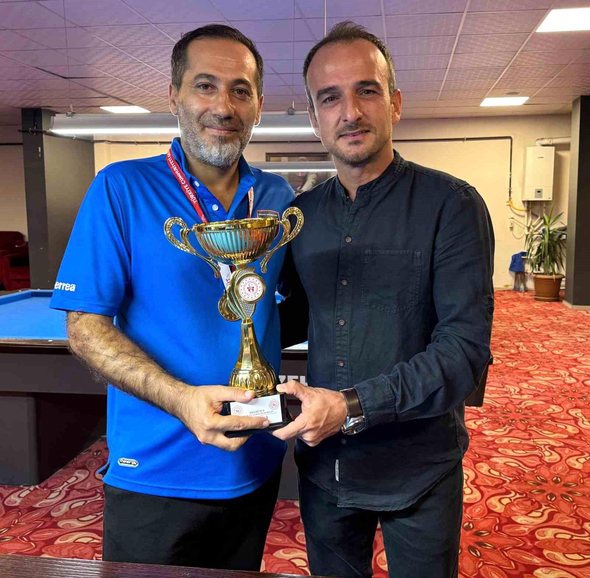 Düzce\'de düzenlenen 3 Bant Bilardo İl Şampiyonası sona erdi
