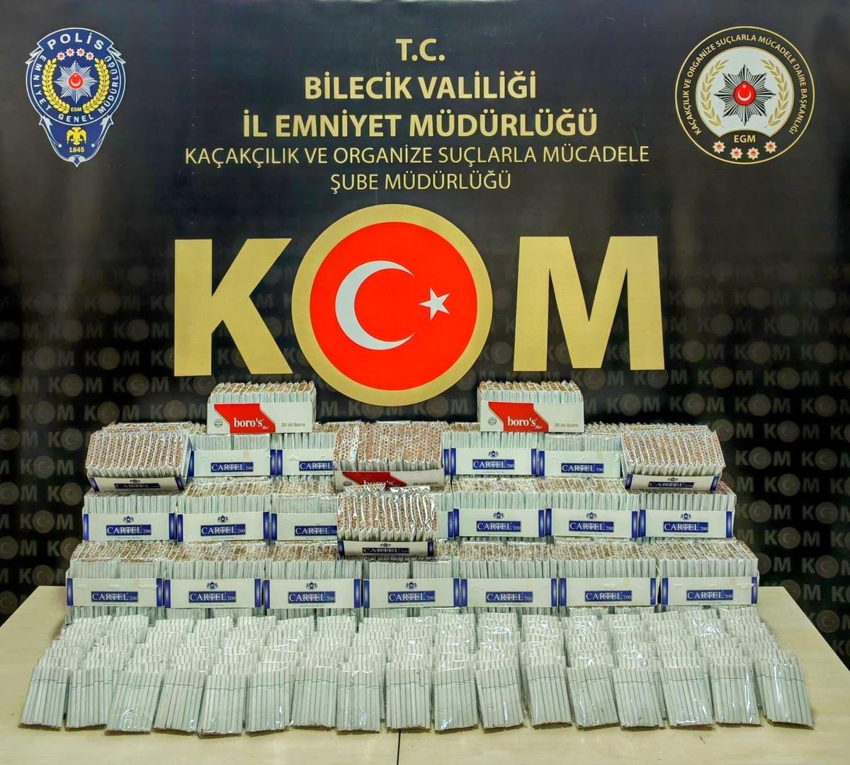 Bilecik\'te Kaçak Tütün Operasyonu