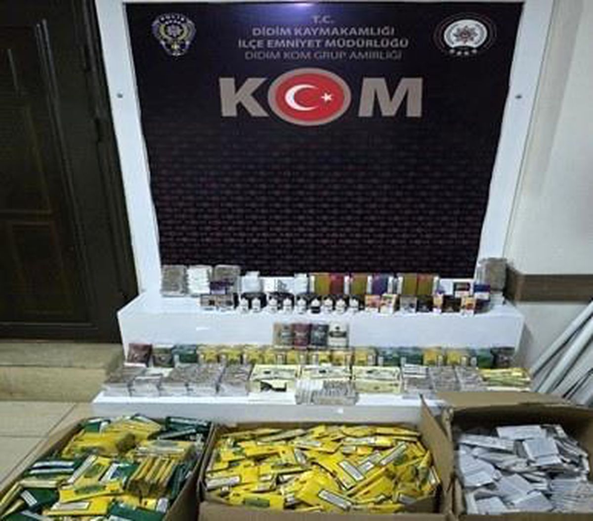 Didim\'de Kaçak Tütün Operasyonu