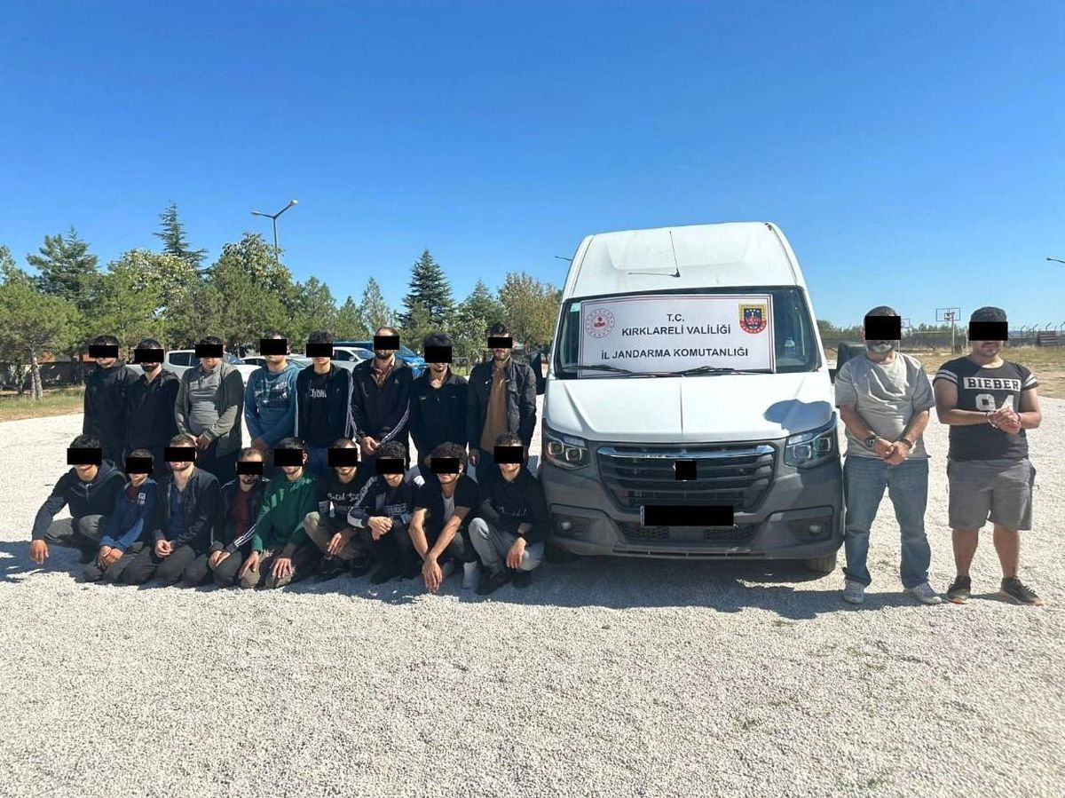 Kırklareli\'nde 2004 Kaçak Göçmen Yakalandı