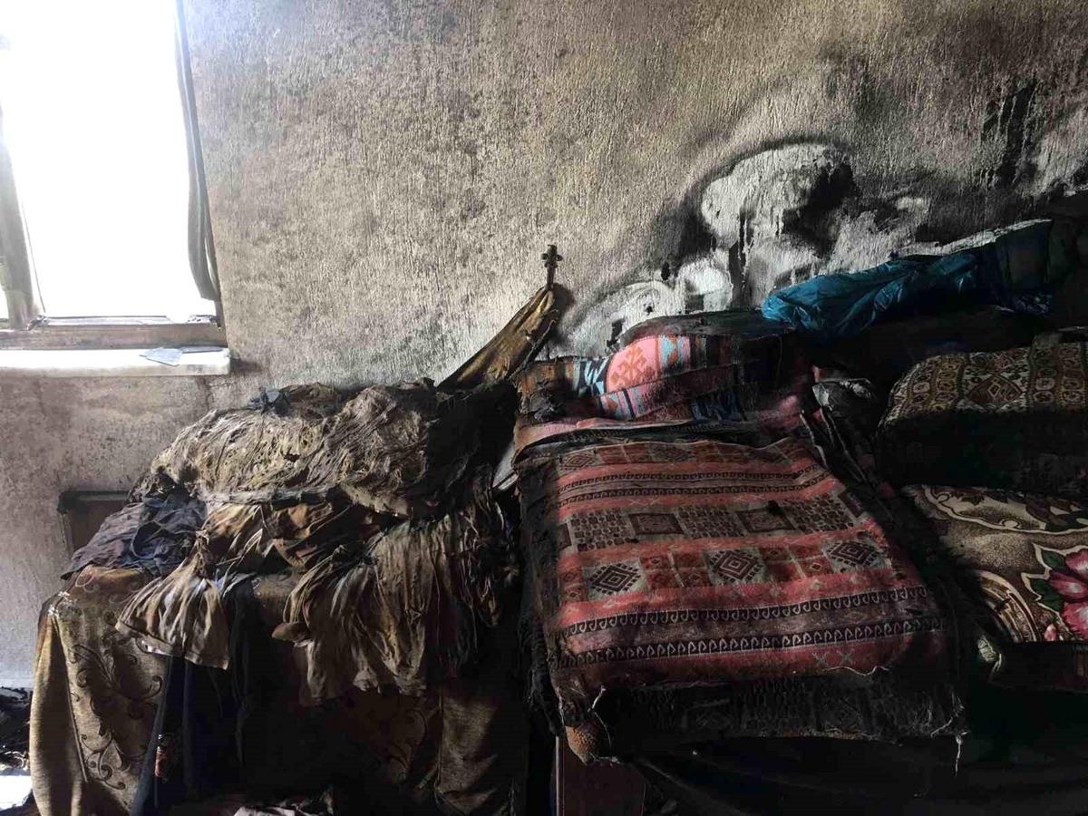 Manavgat\'ta müstakil evde çıkan yangın söndürüldü