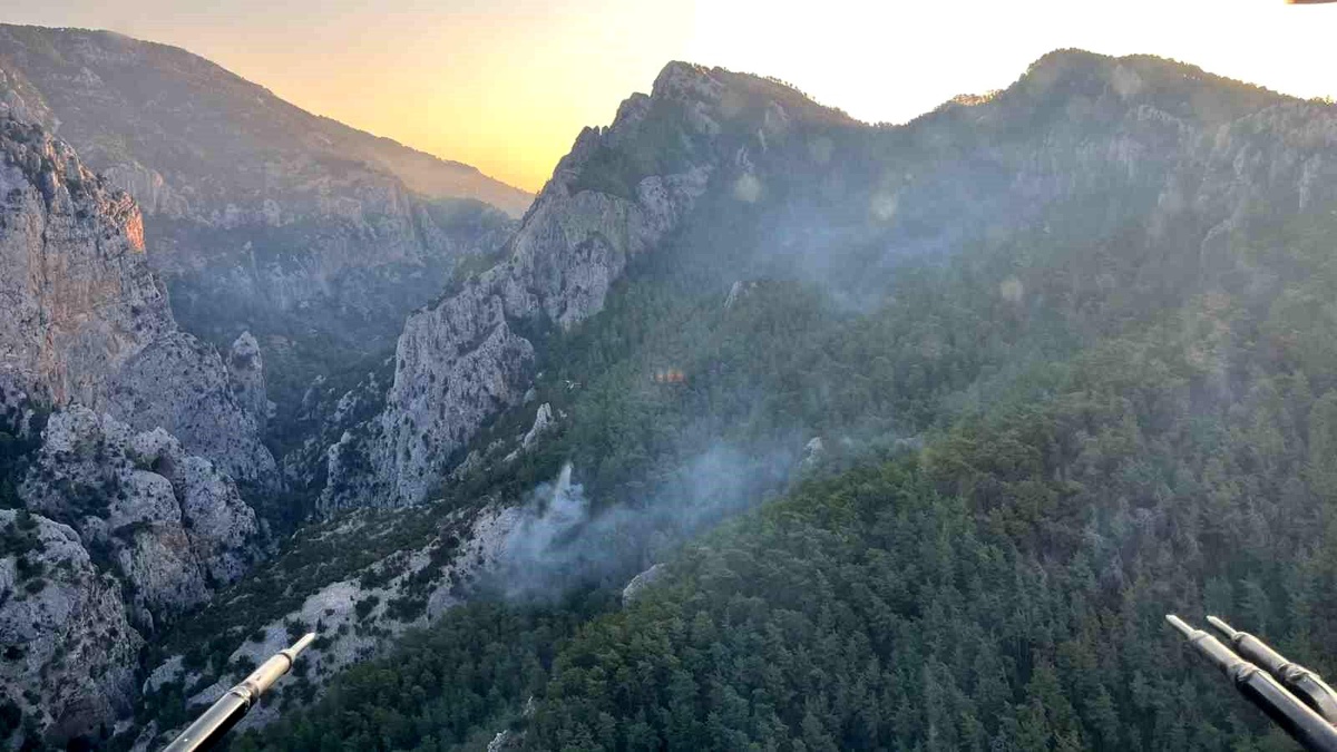Muğla\'da Orman Yangını Kontrol Altında