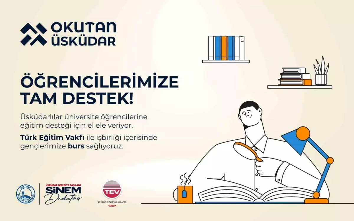 Üsküdar Belediyesi ve Türk Eğitim Vakfı İş Birliğiyle Burs Verilecek