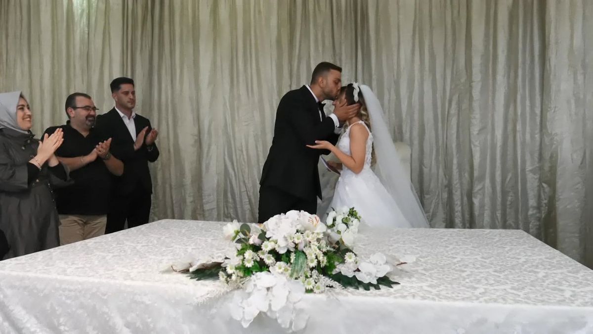 İtfaiyeci Çiftin Evlilik Töreni