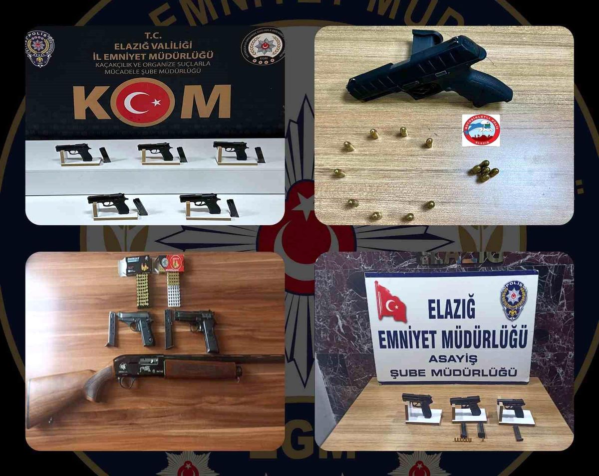 Elazığ\'da Silah Ticaretine Operasyon