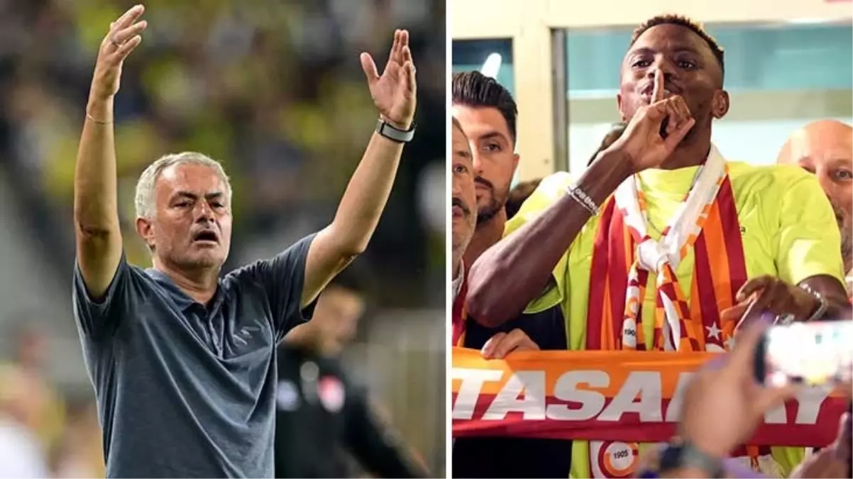 Jose Mourinho\'dan Galatasaray ve Victor Osimhen için olay yaratacak sözler