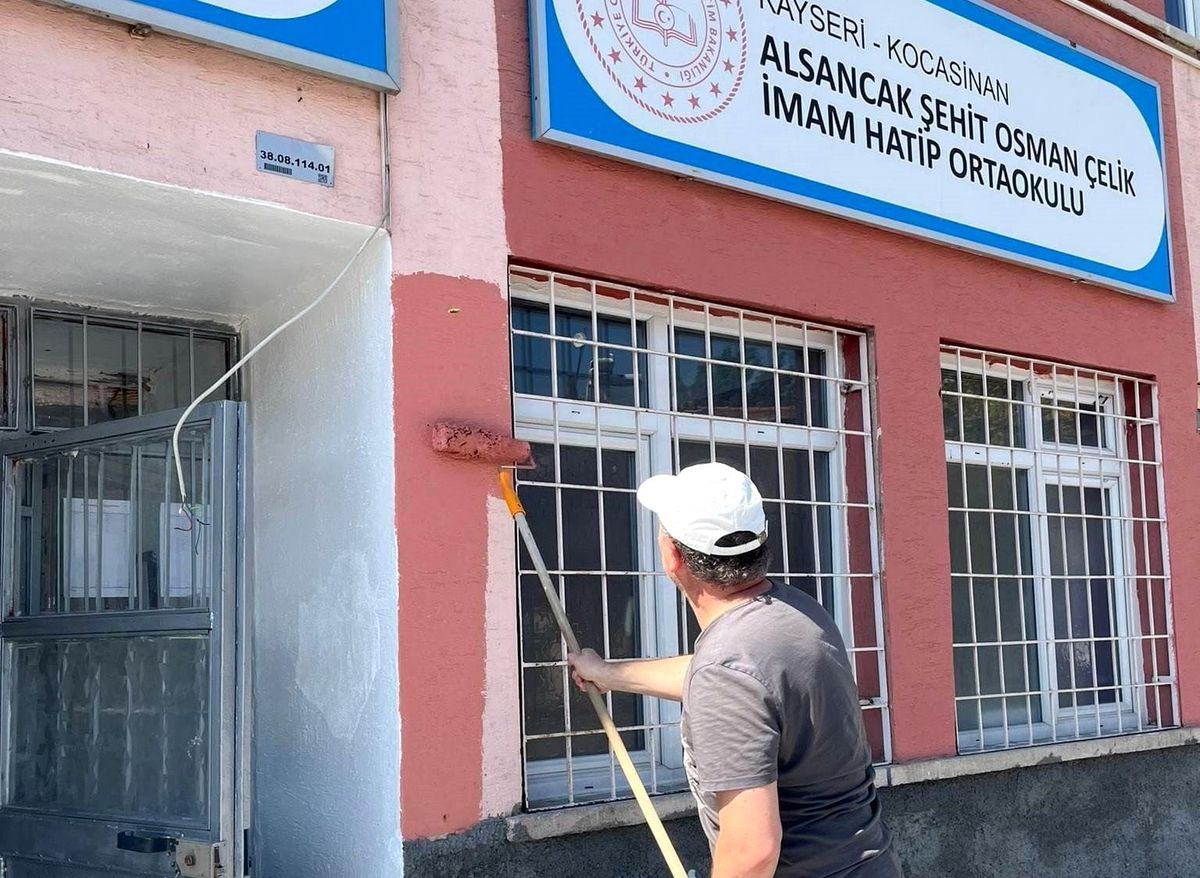 Kayseri\'de Okul Yenileme Çalışmaları Tamamlandı