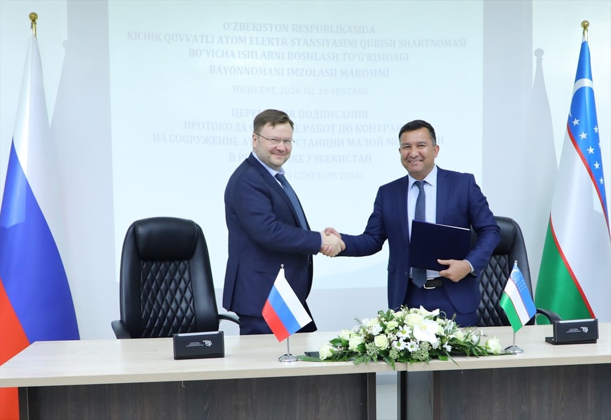 Özbekistan\'da Nükleer Enerji Santrali Protokolü İmzalandı