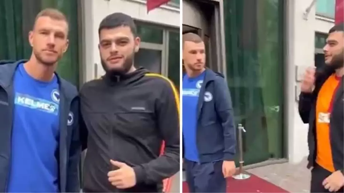 Verdiği tepki bomba! Galatasaray forması Edin Dzeko\'yu çok kızdırdı