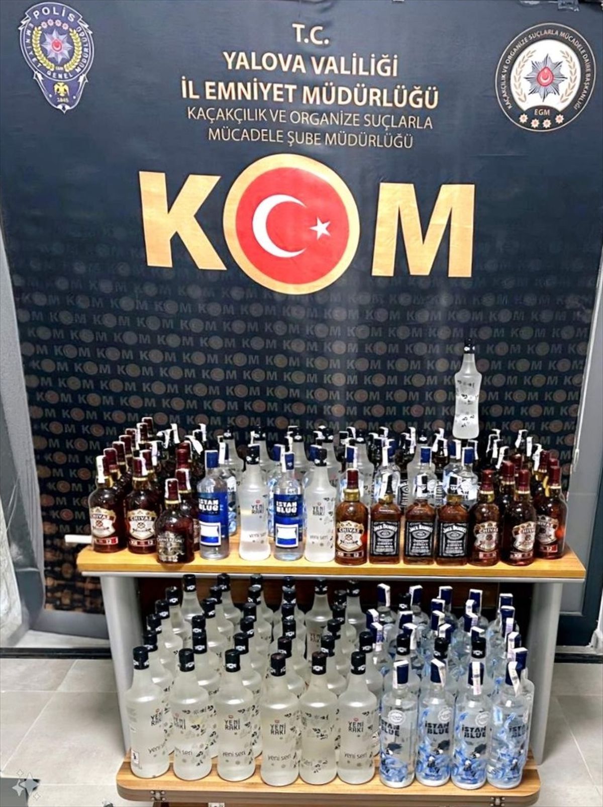 Yalova\'da Kaçak İçki Operasyonu