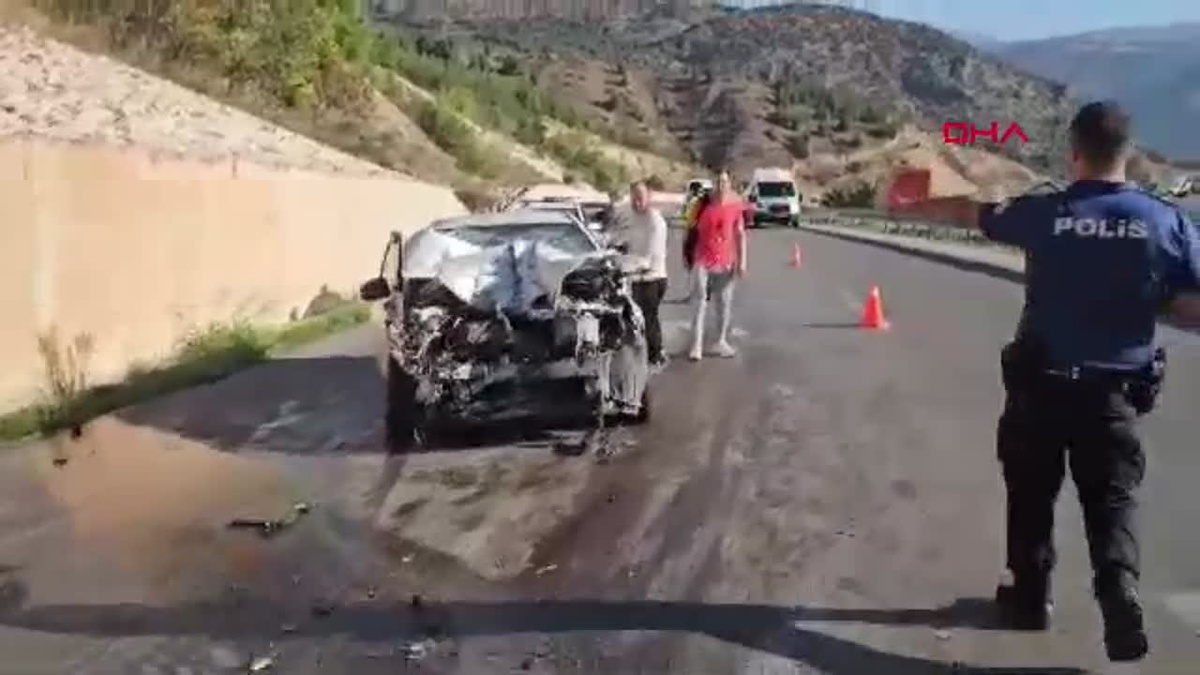 Amasya\'da Trafik Kazası: Baba ve Oğlu Yaralandı
