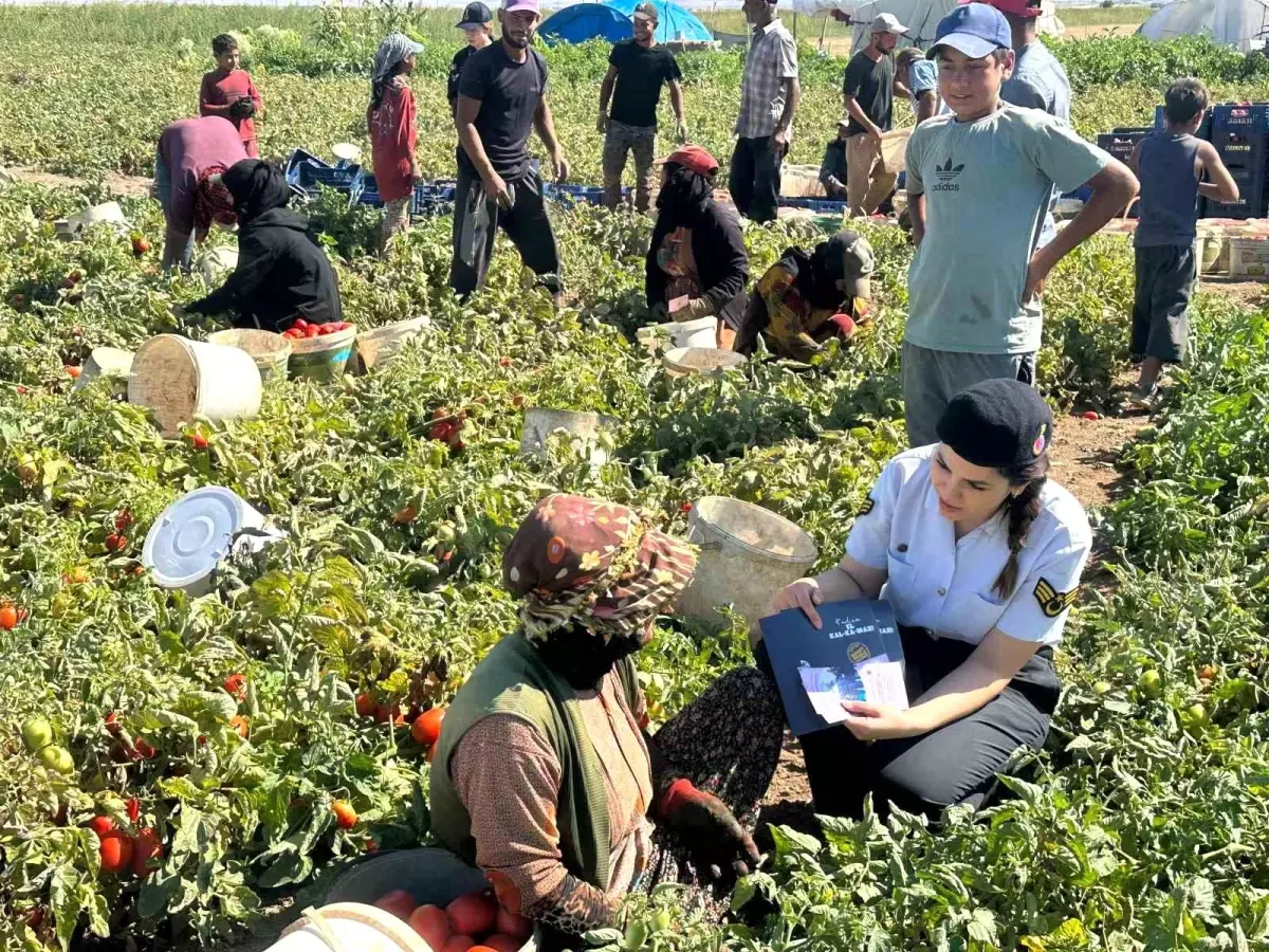 Jandarma, Tarım İşçilerine Bilgilendirme Yaptı