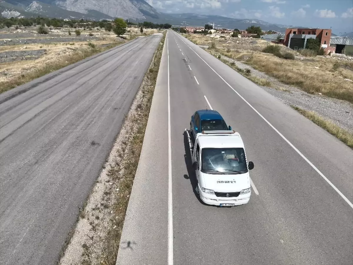 Kargı\'da Dron Destekli Trafik Denetimi