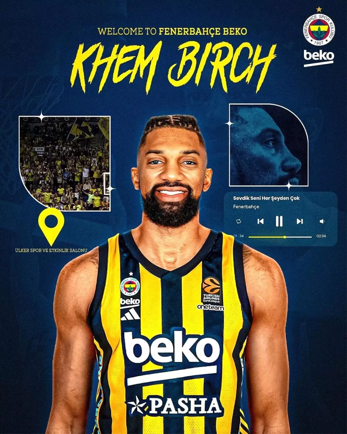 Fenerbahçe Beko, Khem Birch\'i Transfer Etti