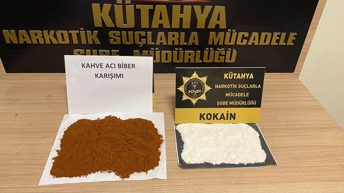 Kütahya\'da Otobüste Kokain Ele Geçirildi
