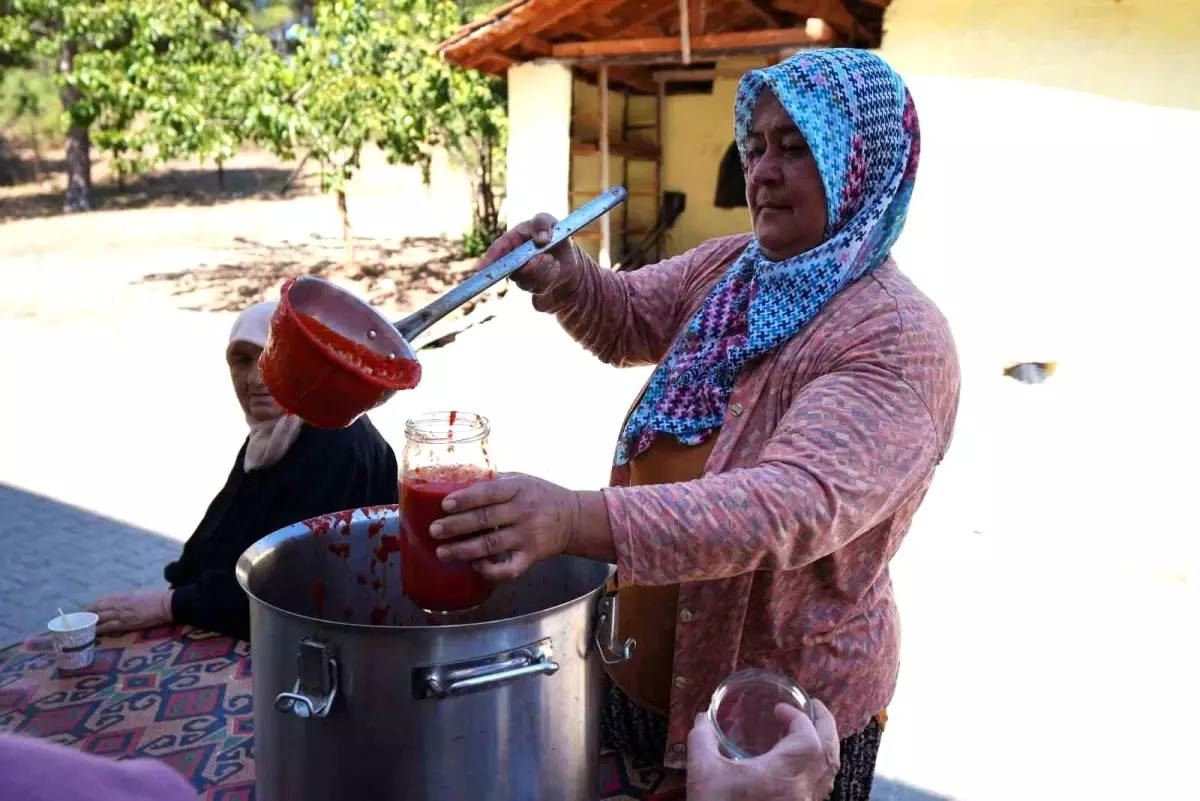 Dursunbey\'de Salça Makineleri Dağıtıldı