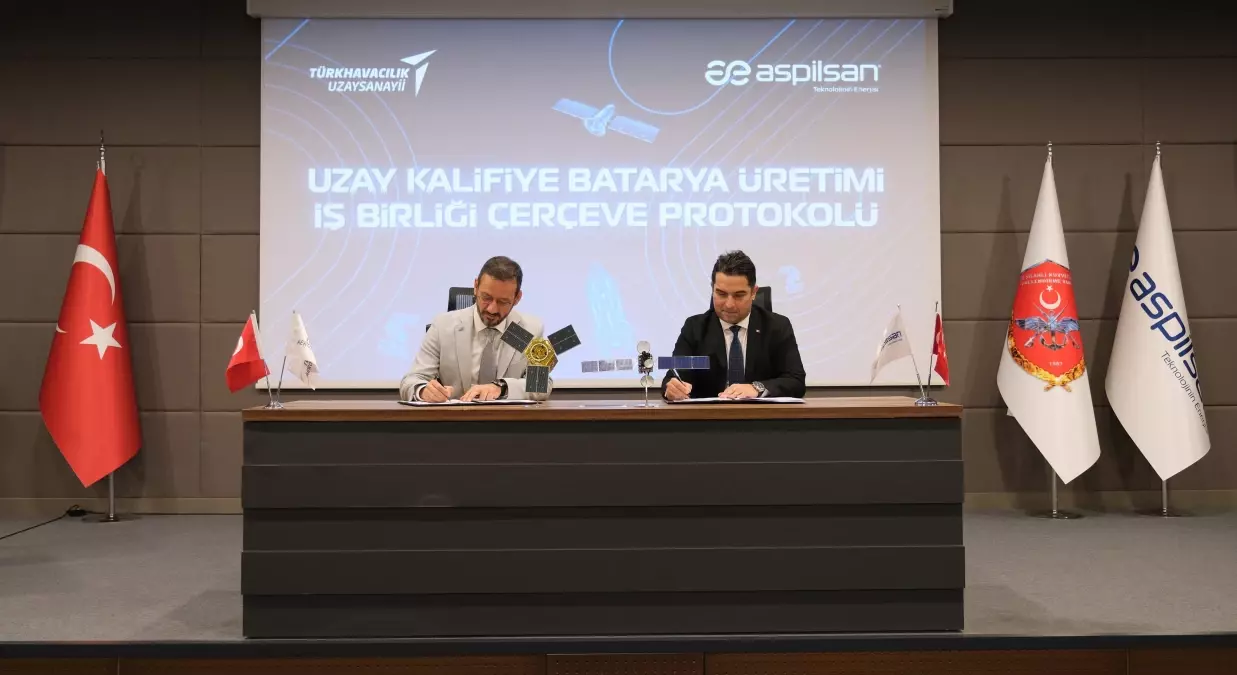 TUSAŞ ve ASPİLSAN\'dan Uzay Batarya İş Birliği
