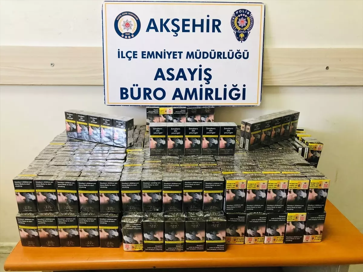 Akşehir\'de Kaçak Tütün Operasyonu