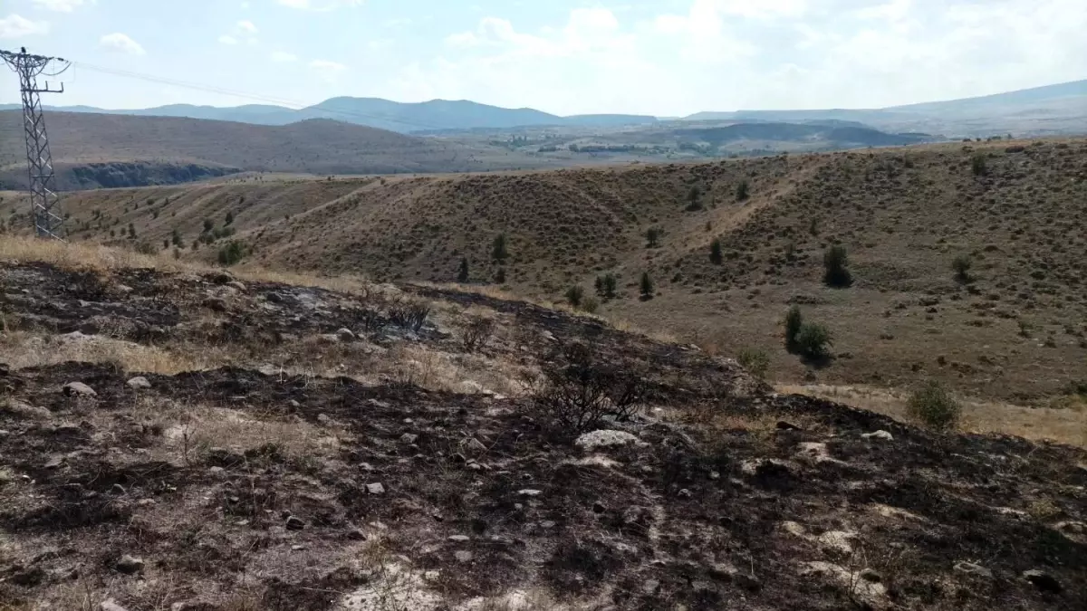 Çankırı\'da Elektrik Trafo Yangını