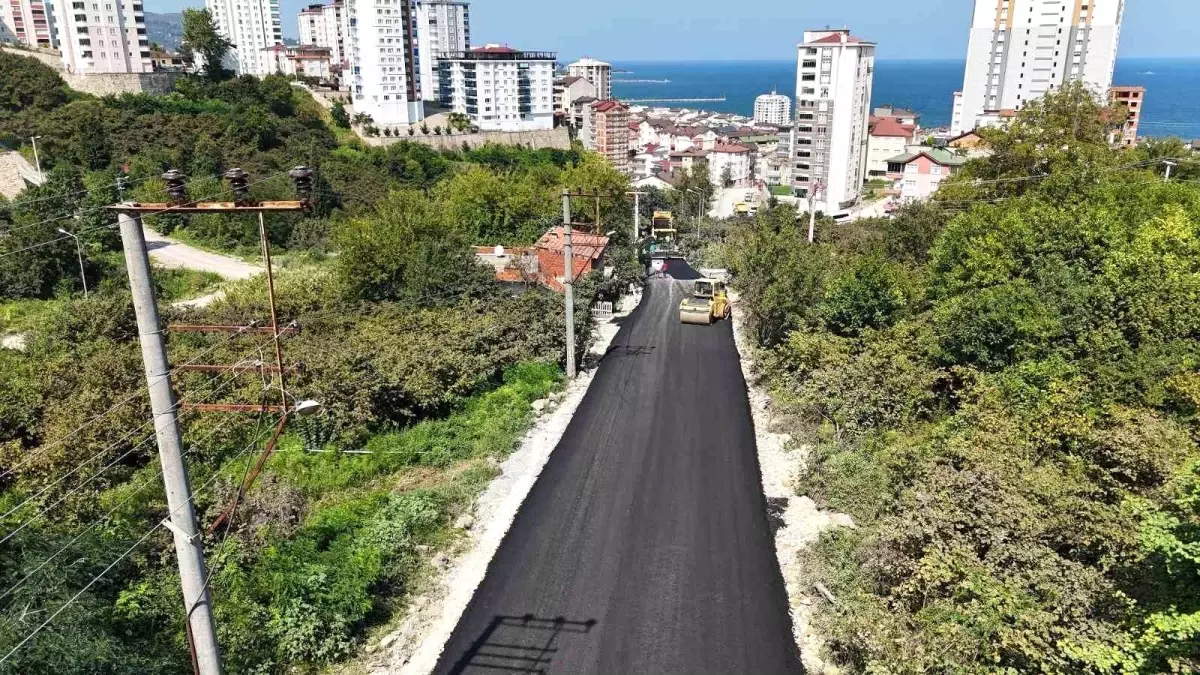 Fatsa ilçesinde yol yatırımı devam ediyor