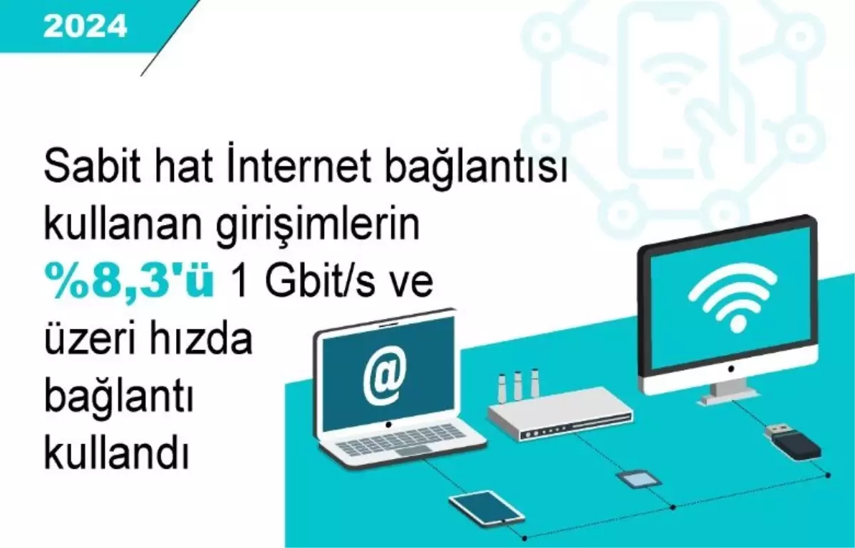 2024\'te Girişimlerin Yüzde 35,2\'si İnternetten Toplantı Yaptı