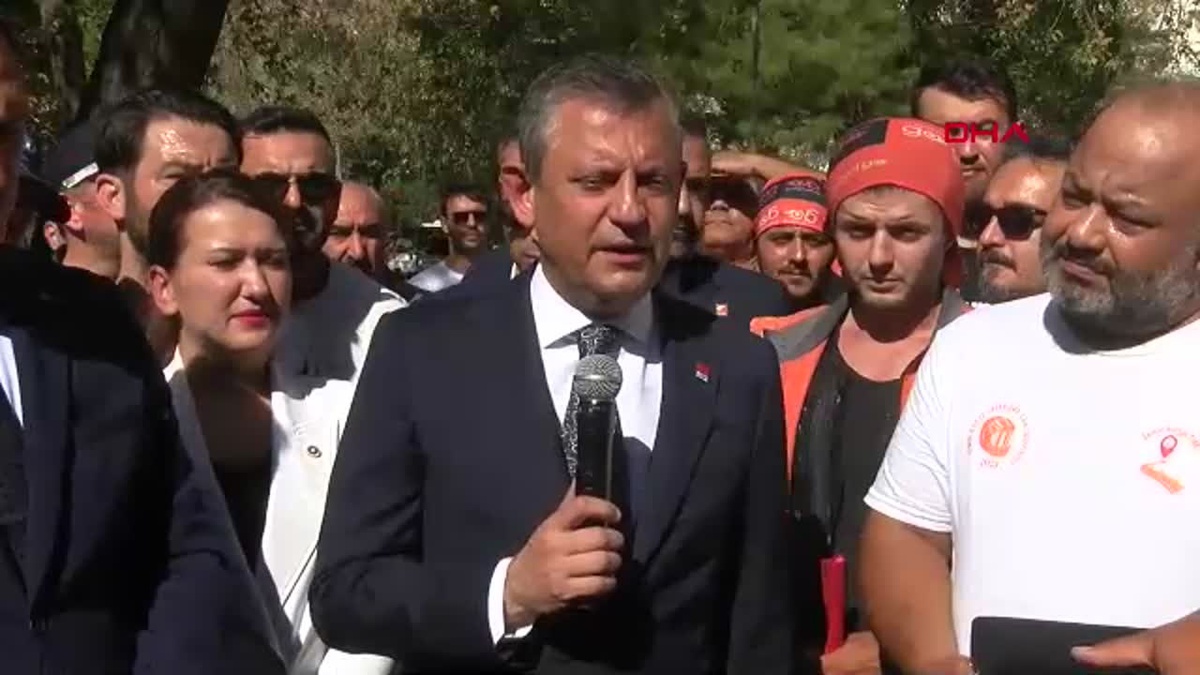 Özgür Özel Motokuryelerle Buluştu
