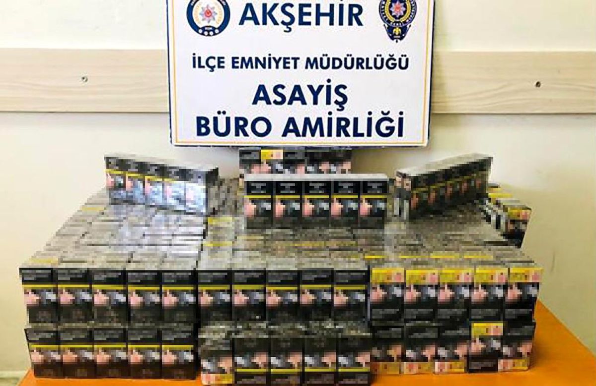 Akşehir\'de Kaçak Tütün Operasyonu