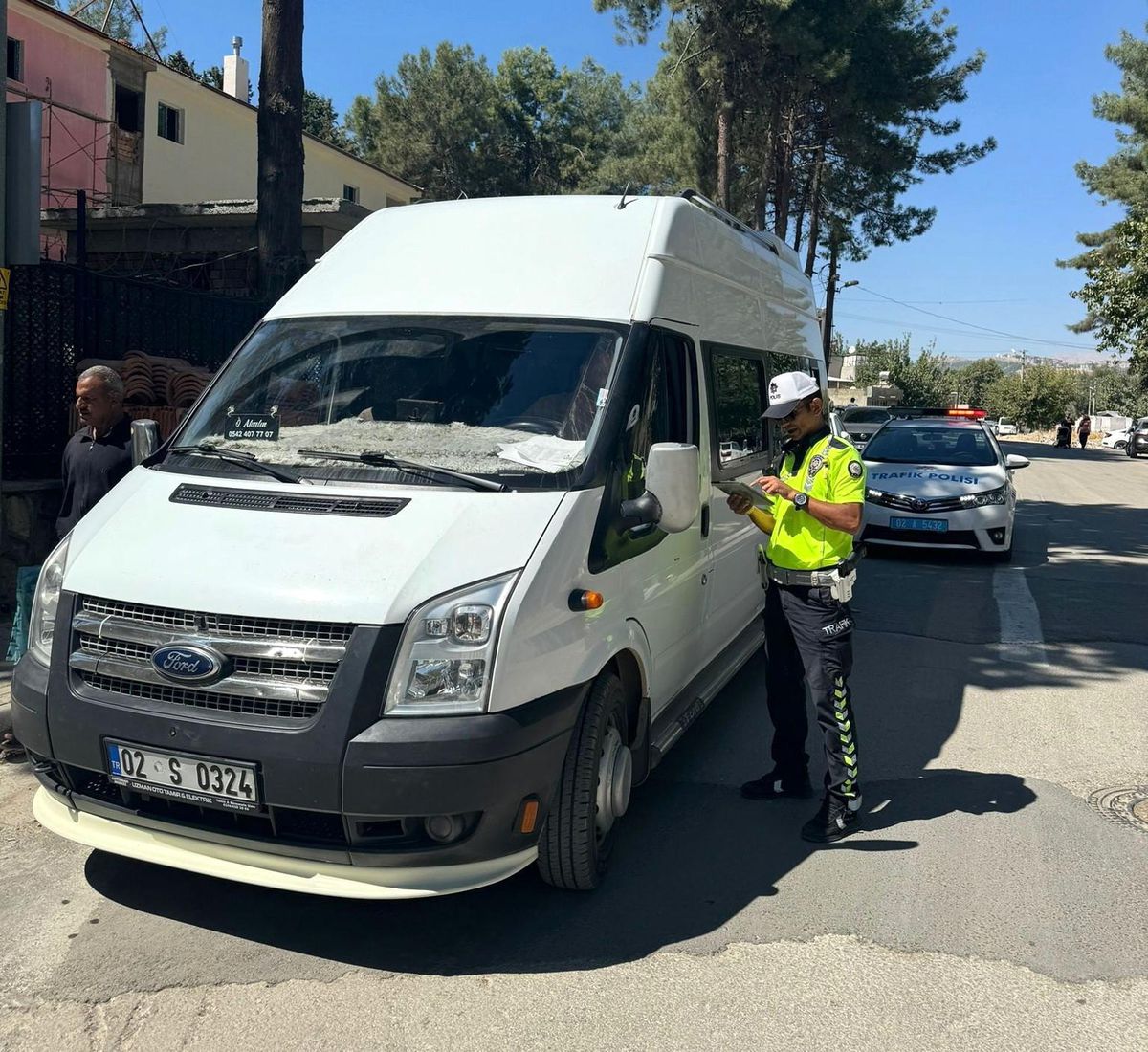 Adıyaman\'da Öğrenci Servis Denetimi