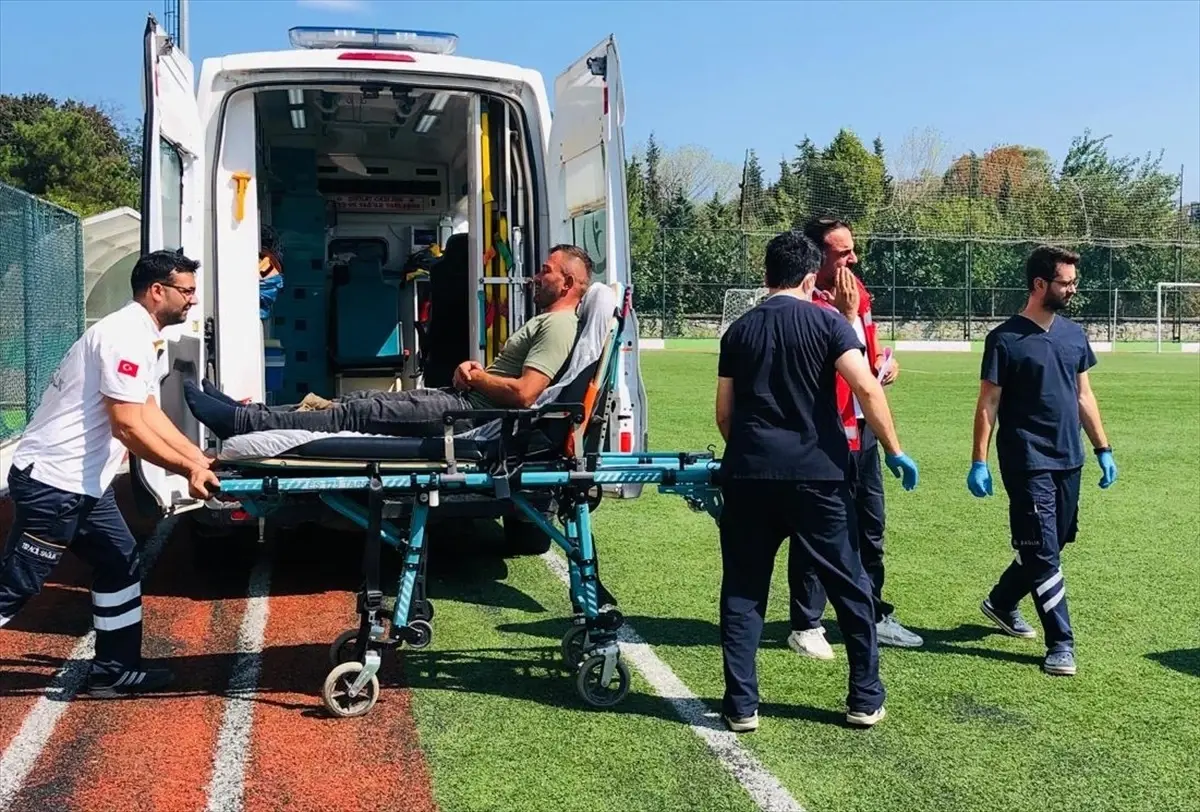 Alaçam\'da Kalp Krizi: Ambulans Helikopter Sevk Edildi