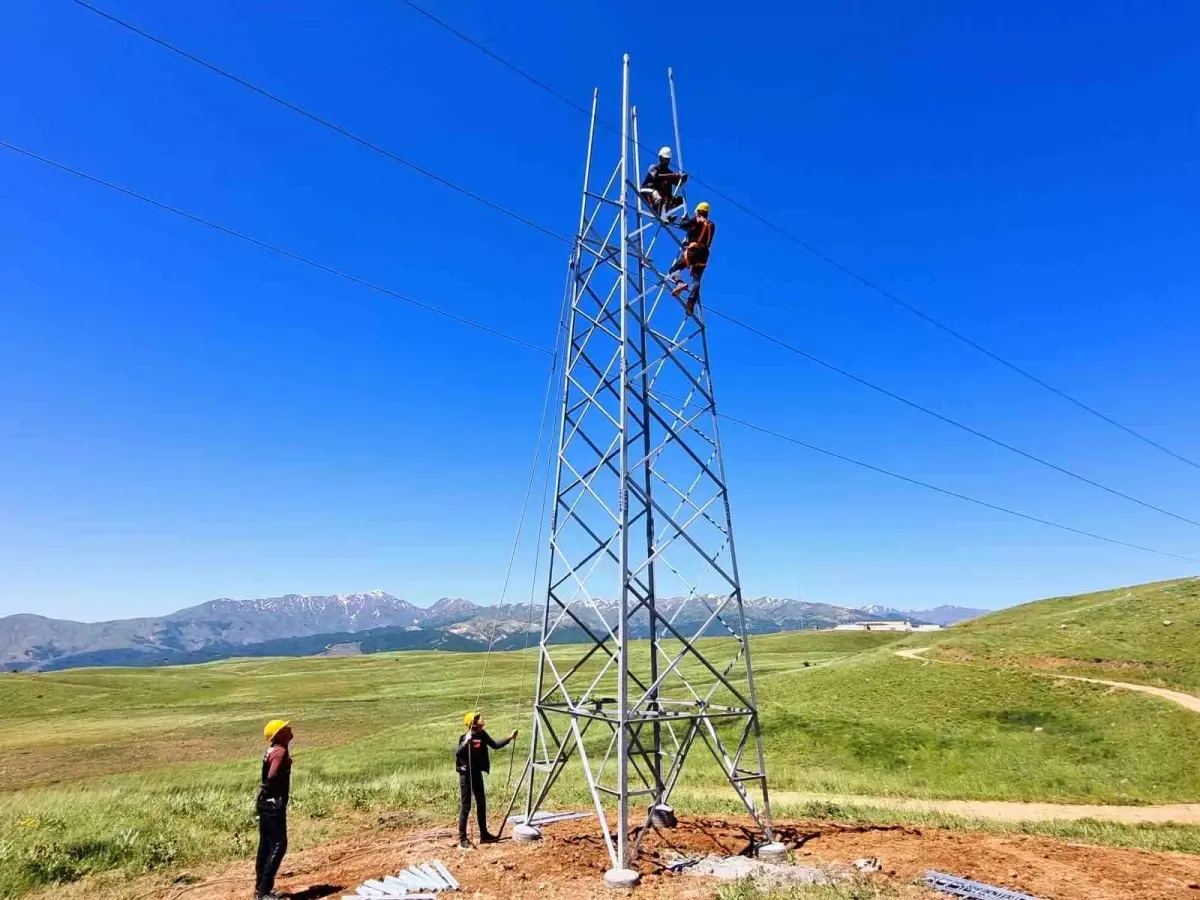 VEDAŞ\'tan Muş\'ta Elektrik Şebekesi Güçlendirme Çalışmaları