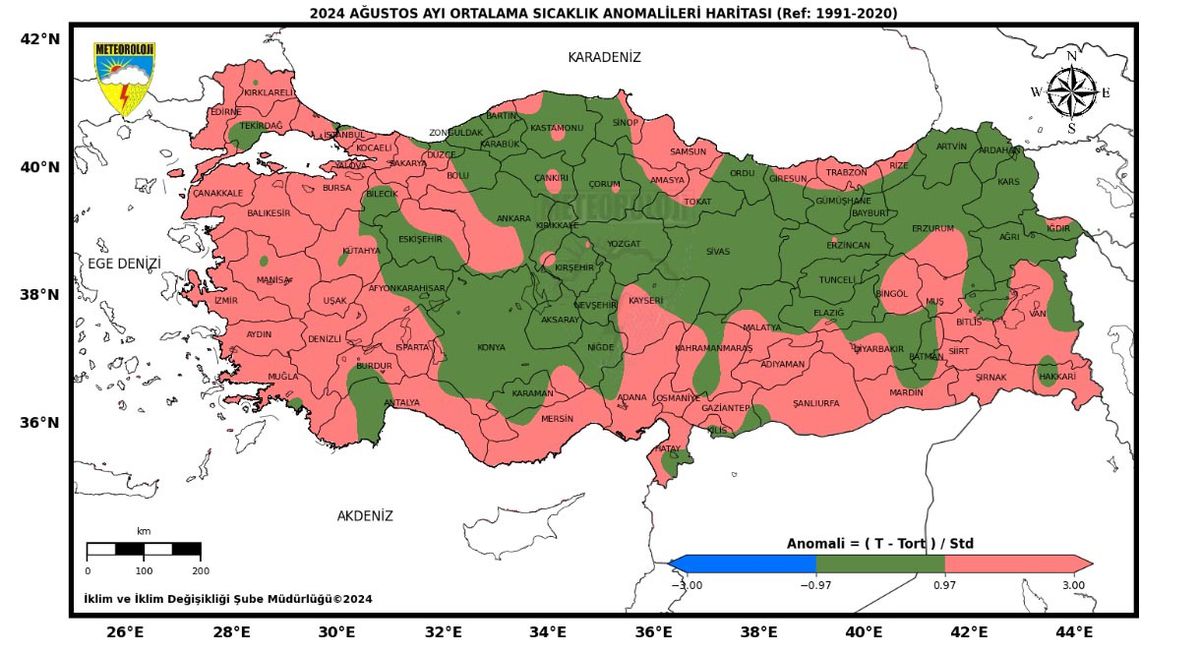 2024 Ağustos Sıcaklıkları Rekor Kırdı